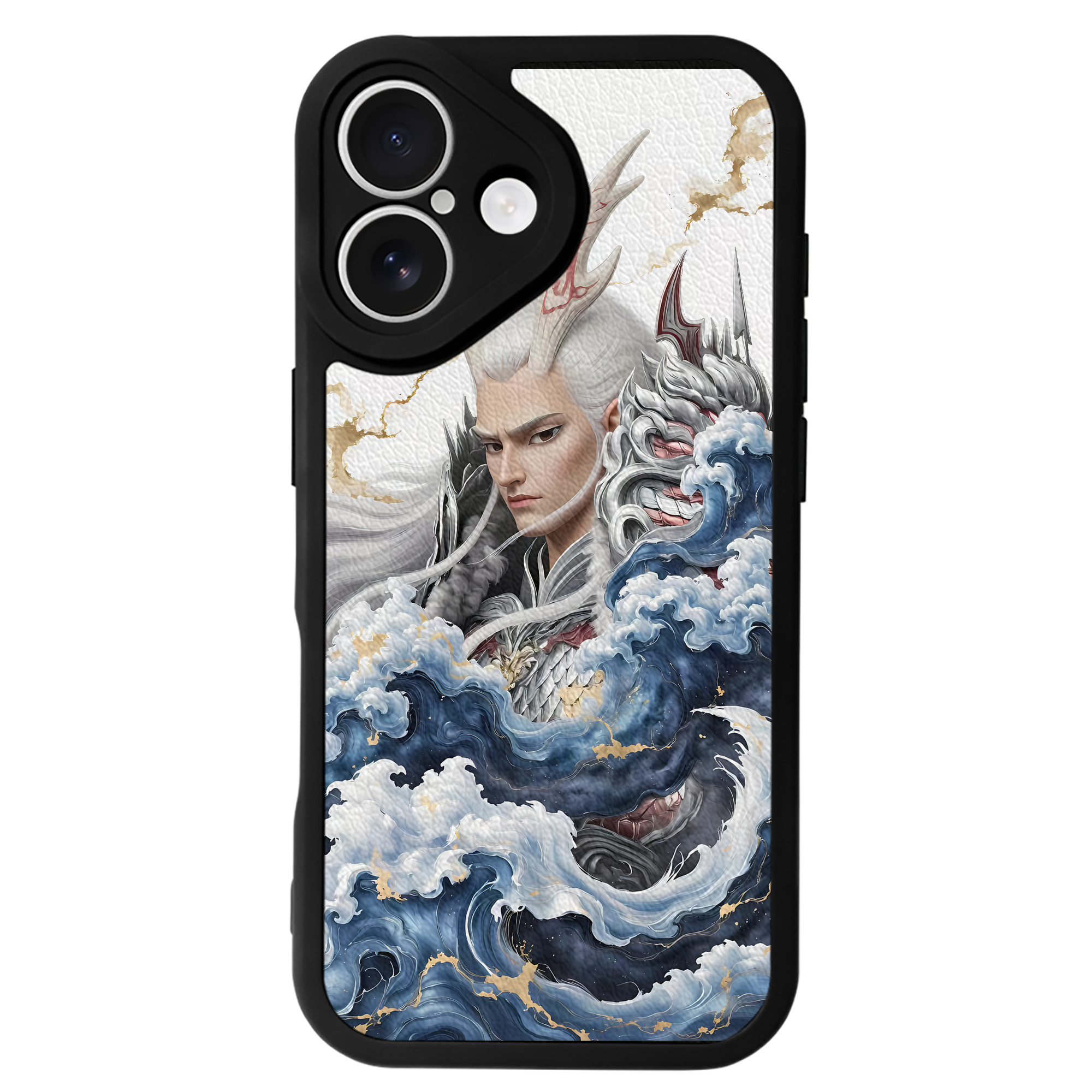 （画像用） Ne Zha 2 ナタ 魔童の大暴れ 【iPhone 16シリーズ対応】シリコンスマホケース（レザー調） 材質：シリコン
